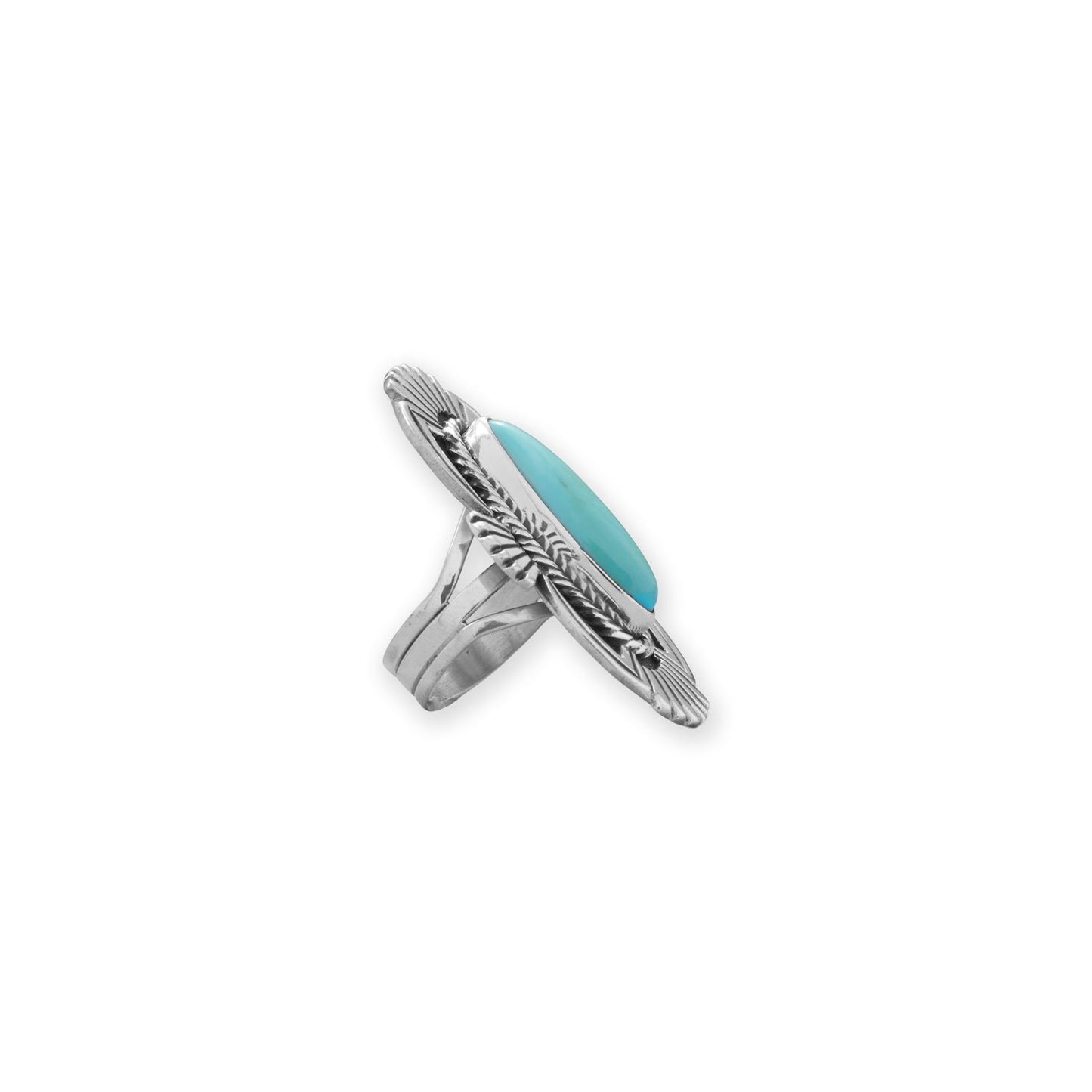 Admired Adornments! Native American Campitos Turquoise Ring