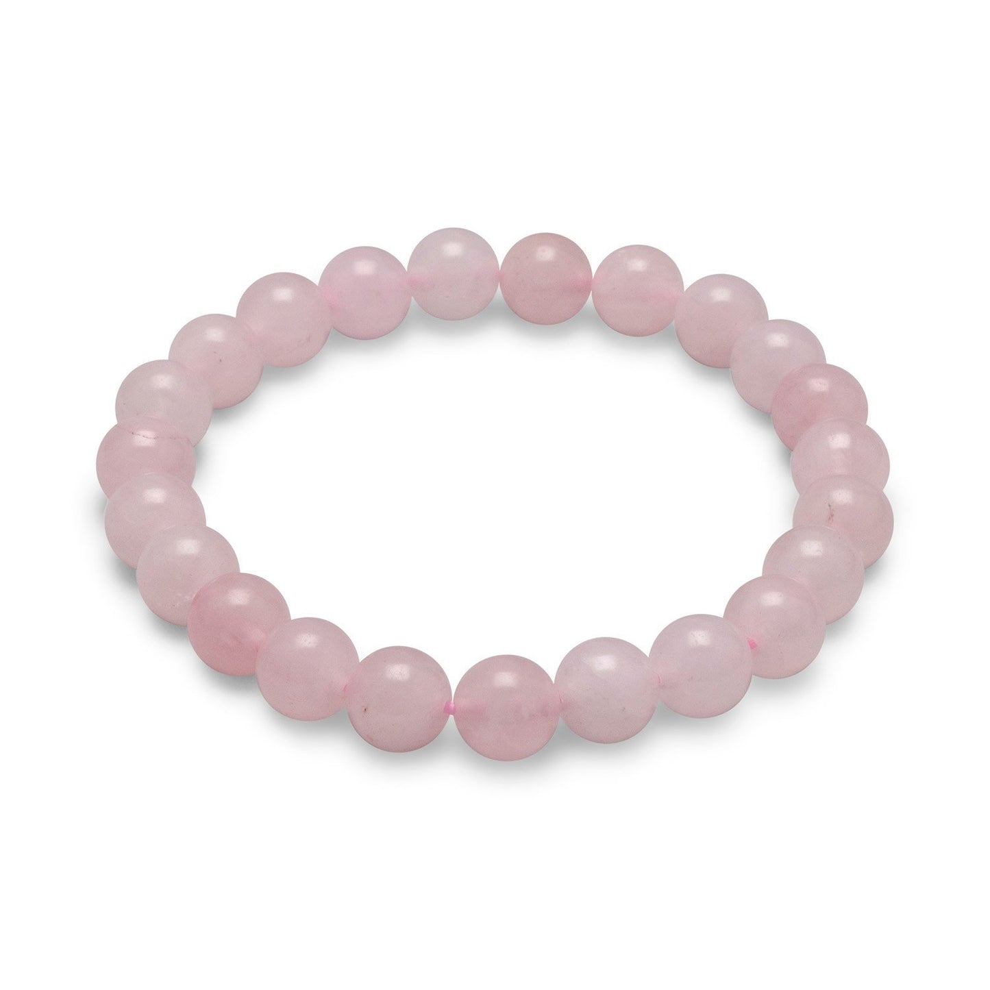 Rose Quartz Bead Stretch Bracelet