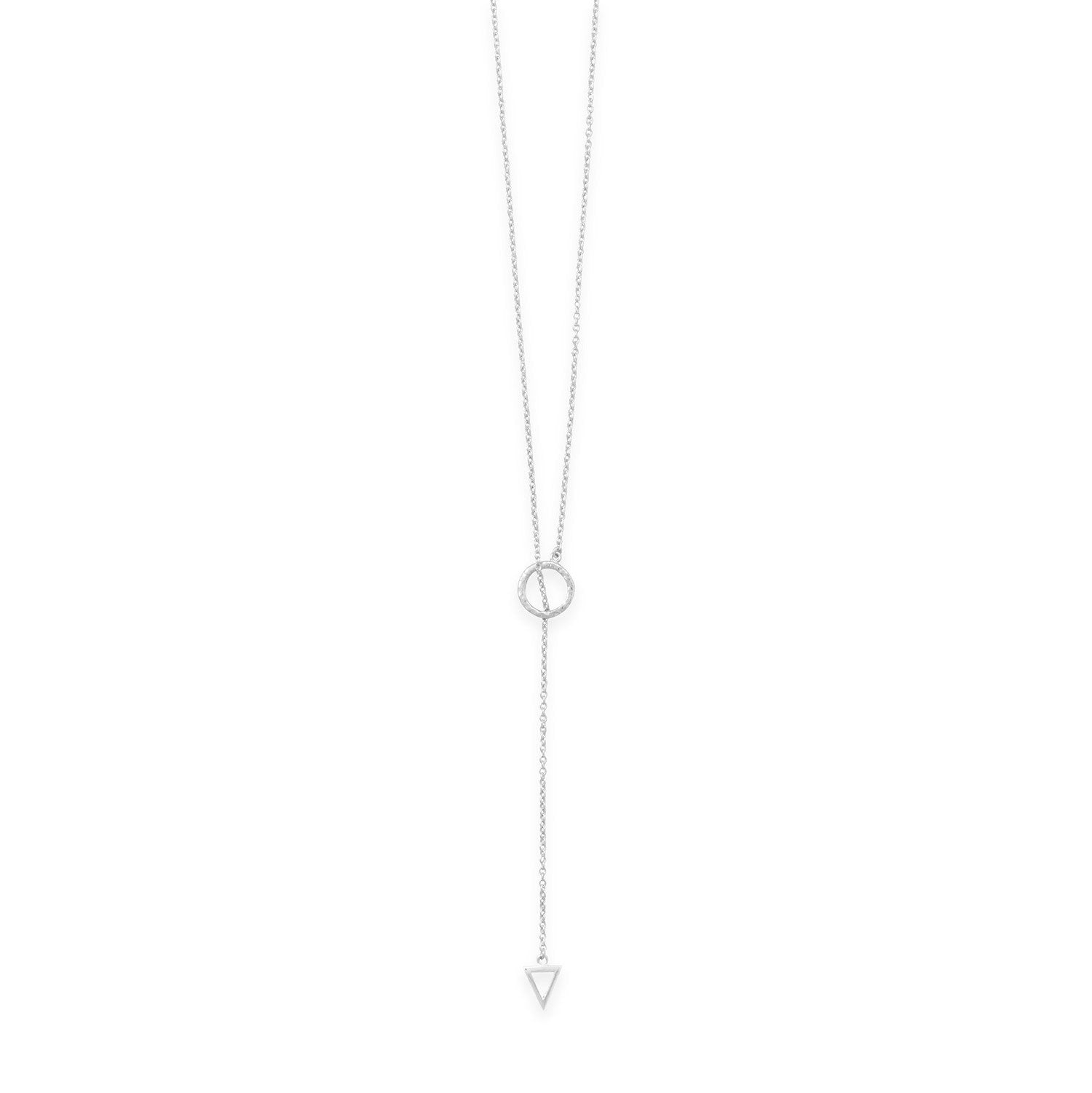 24" Multishape Lariat Necklace