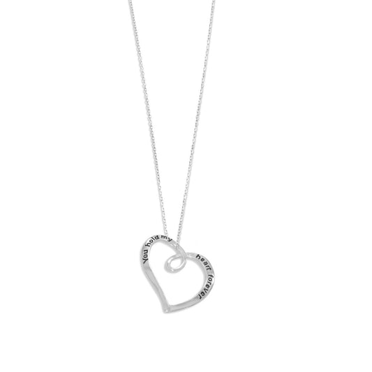 "You Hold My Heart Forever" Necklace