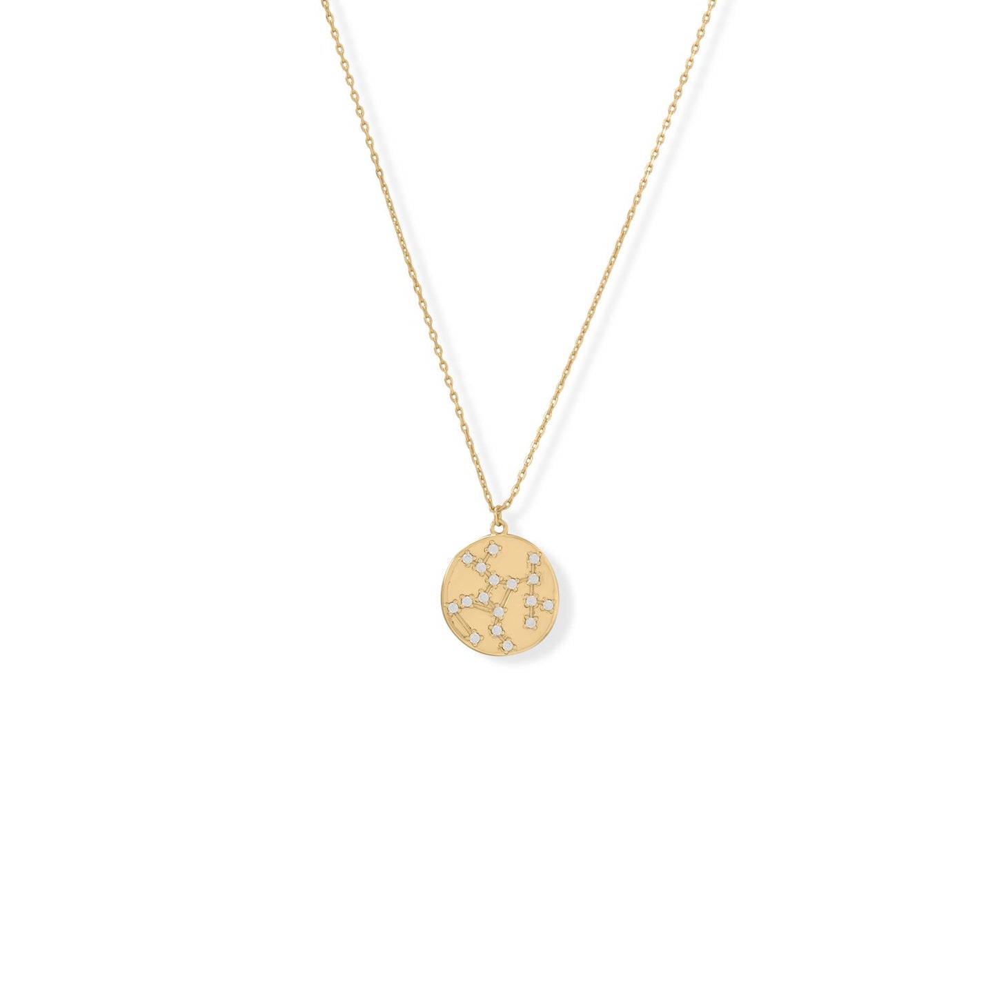 Cosmic Constellations! 16" + 2" Sagittarius Coin Necklace