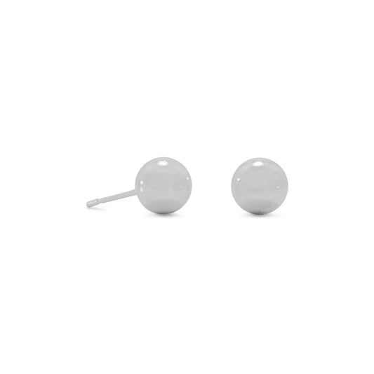 7mm Ball Stud Earrings