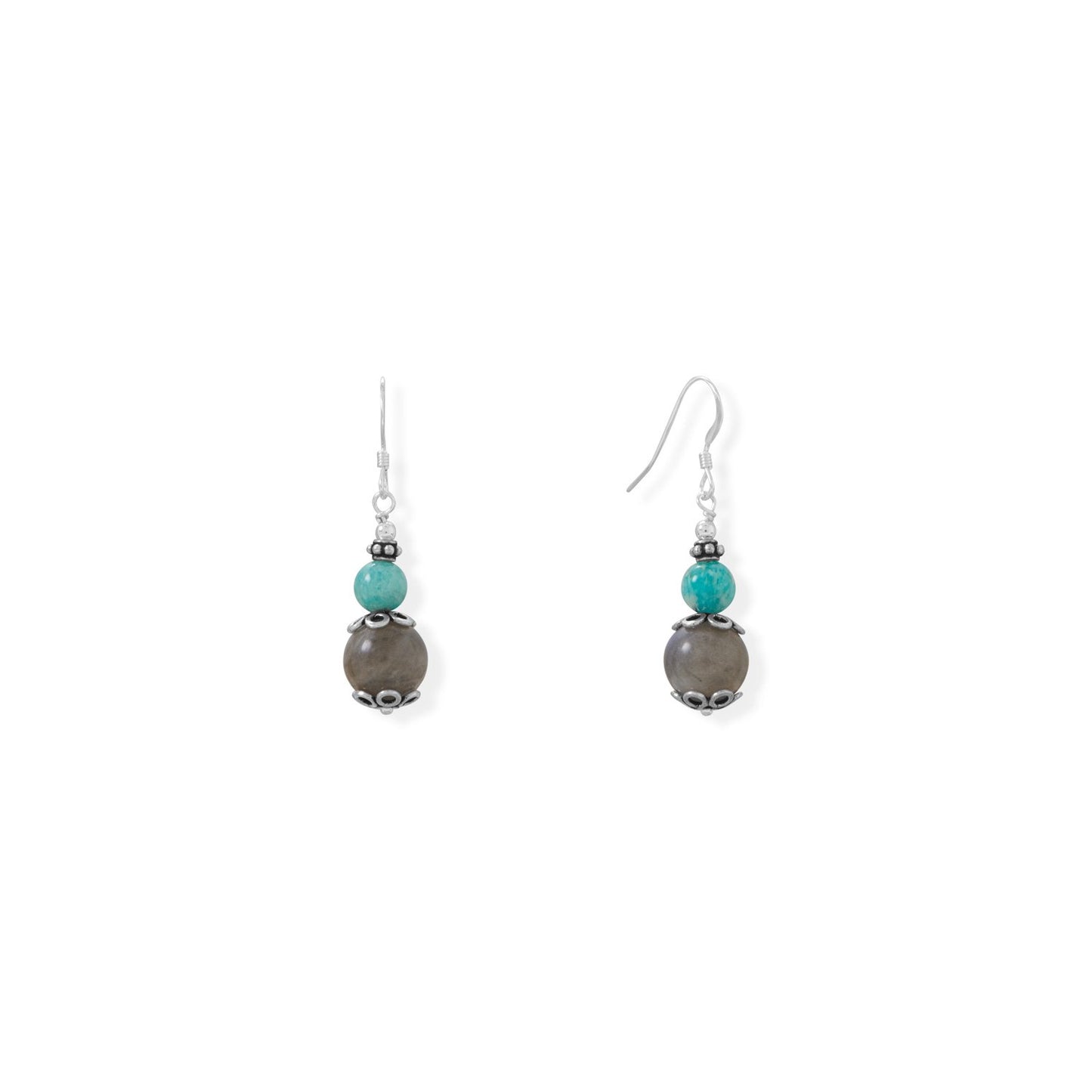 Baila Luna Labradorite Drop Earrings