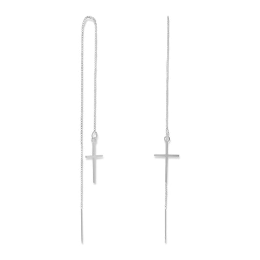 Cross Threader Earrings