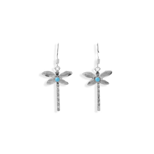 Creatively Crafted! Navajo Turquoise Dragonfly Earrings