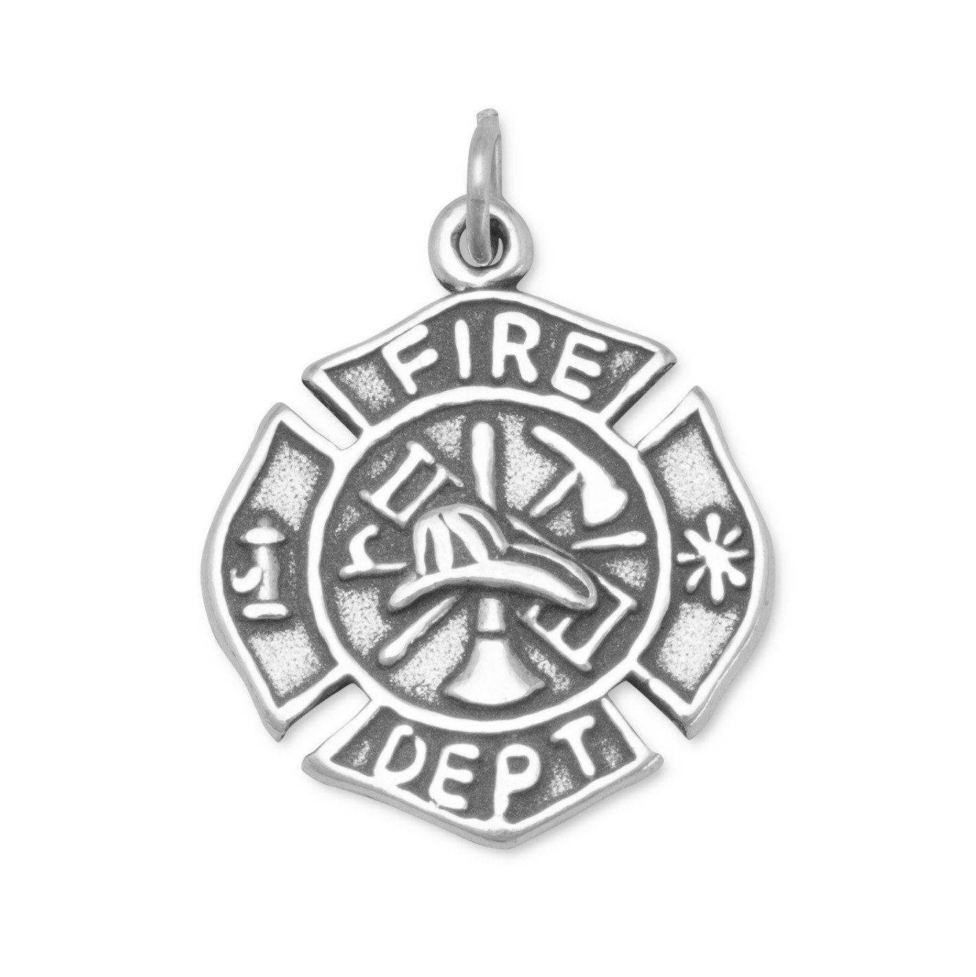 Firefighter Maltese Cross Charm