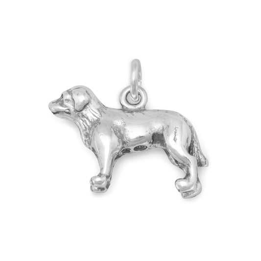 "Loving Labrador!" Standing Labrador Dog Charm