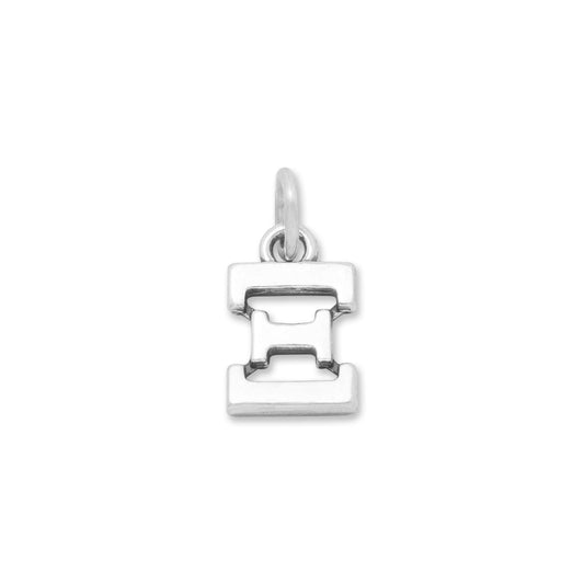 Greek Alphabet Letter Charm - Xi