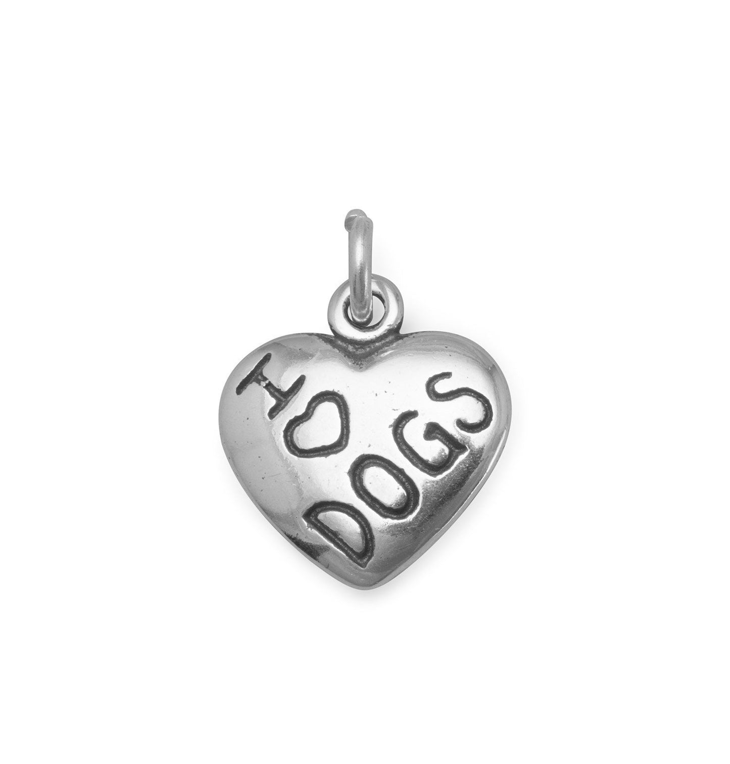 I Love DOGS Charm