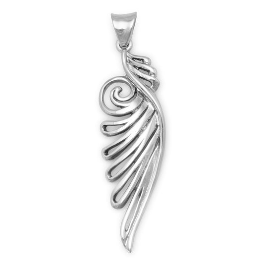 Ornate Angel Wing Pendant