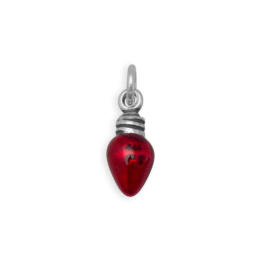 Christmas Light Bulb Charm