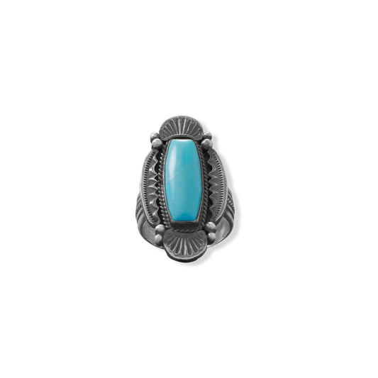 Make a Statement! Native American Turquoise Ring