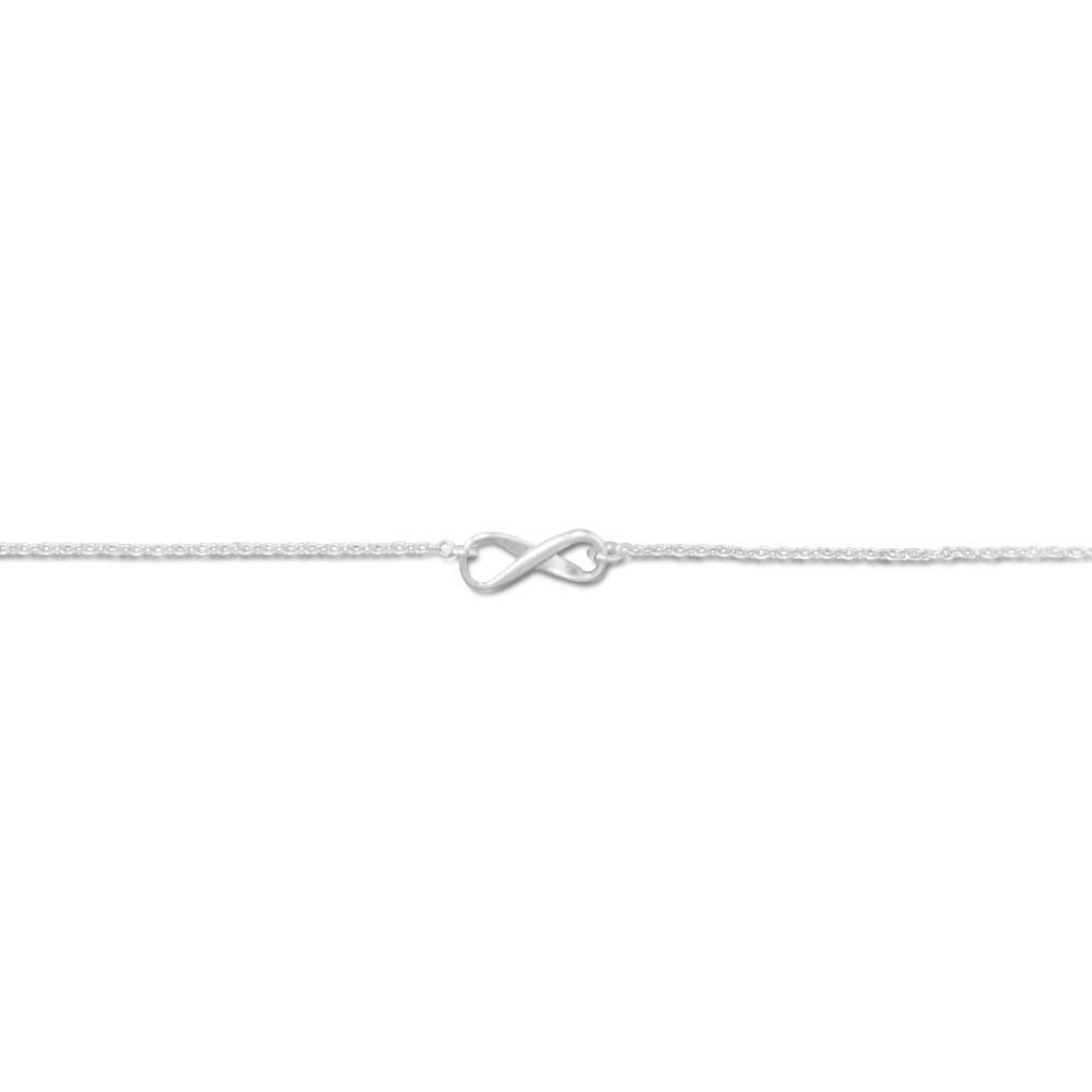 9" + 1" Infinity Symbol Anklet