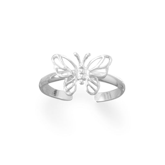 Pretty Butterfly Toe Ring
